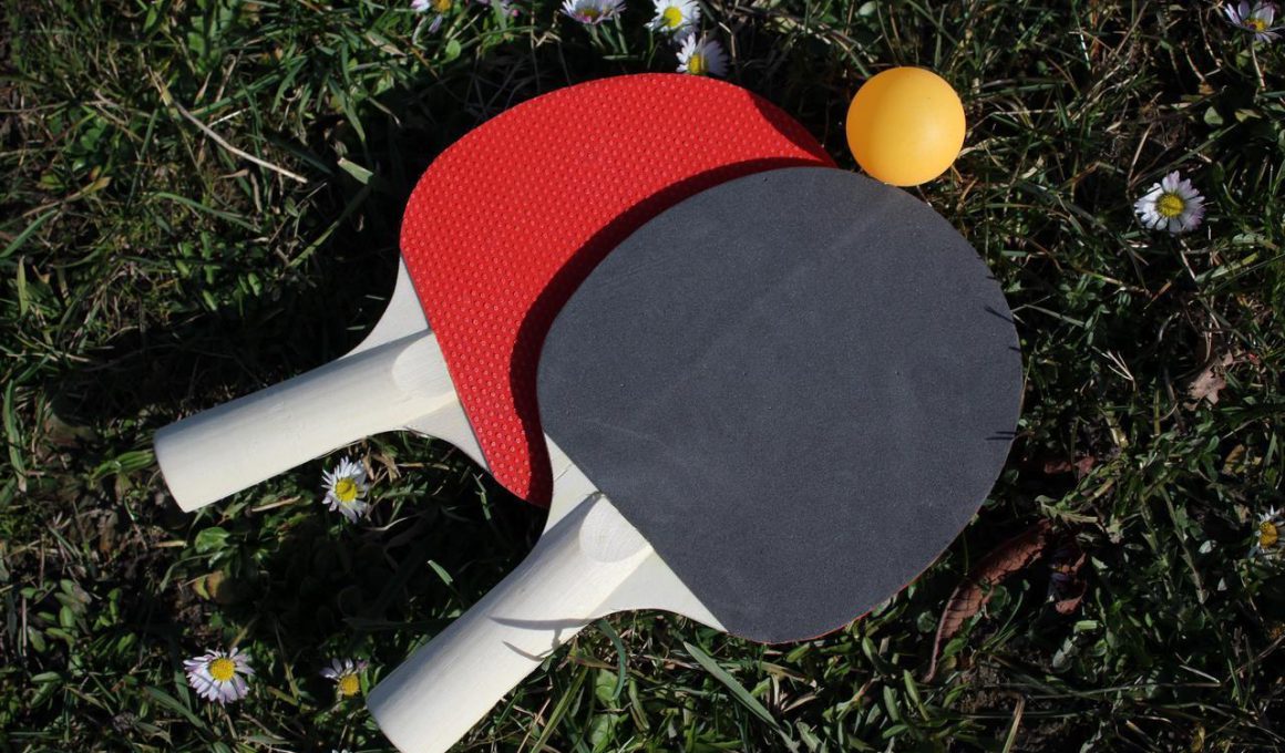 Dlaczego rakietka do tenisa stołowego ma dwa kolory